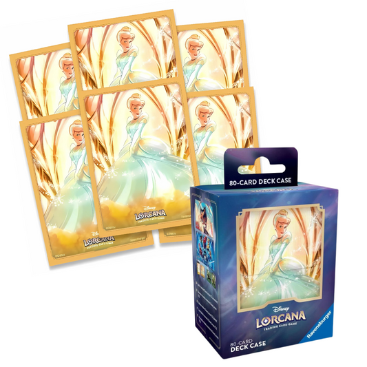 Disney Lorcana: Deckbox + Sleeves Bundle "Cinderella"